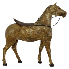 French 19th Century Folk Art Wooden Horse