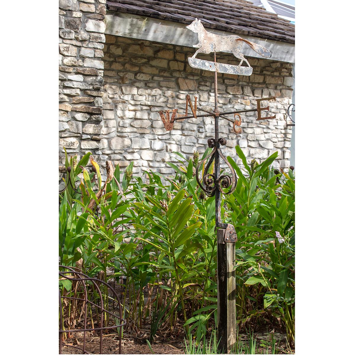 French 19th Century Fox Weather Vane In Good Condition In Baton Rouge, LA