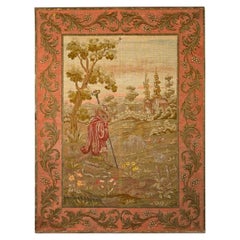 French 19th Century Framed Fox Tapestry