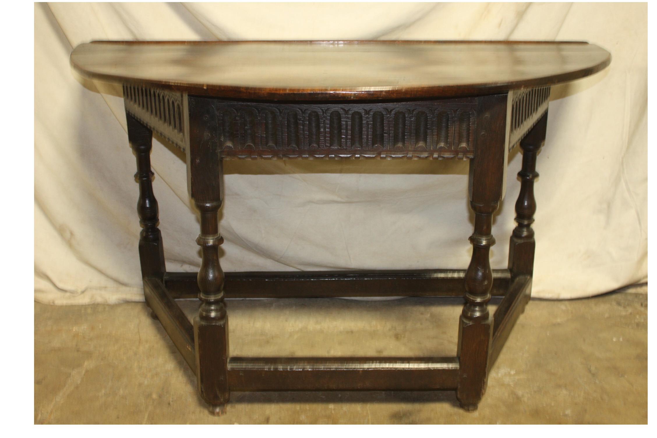 French 19th century French console table.