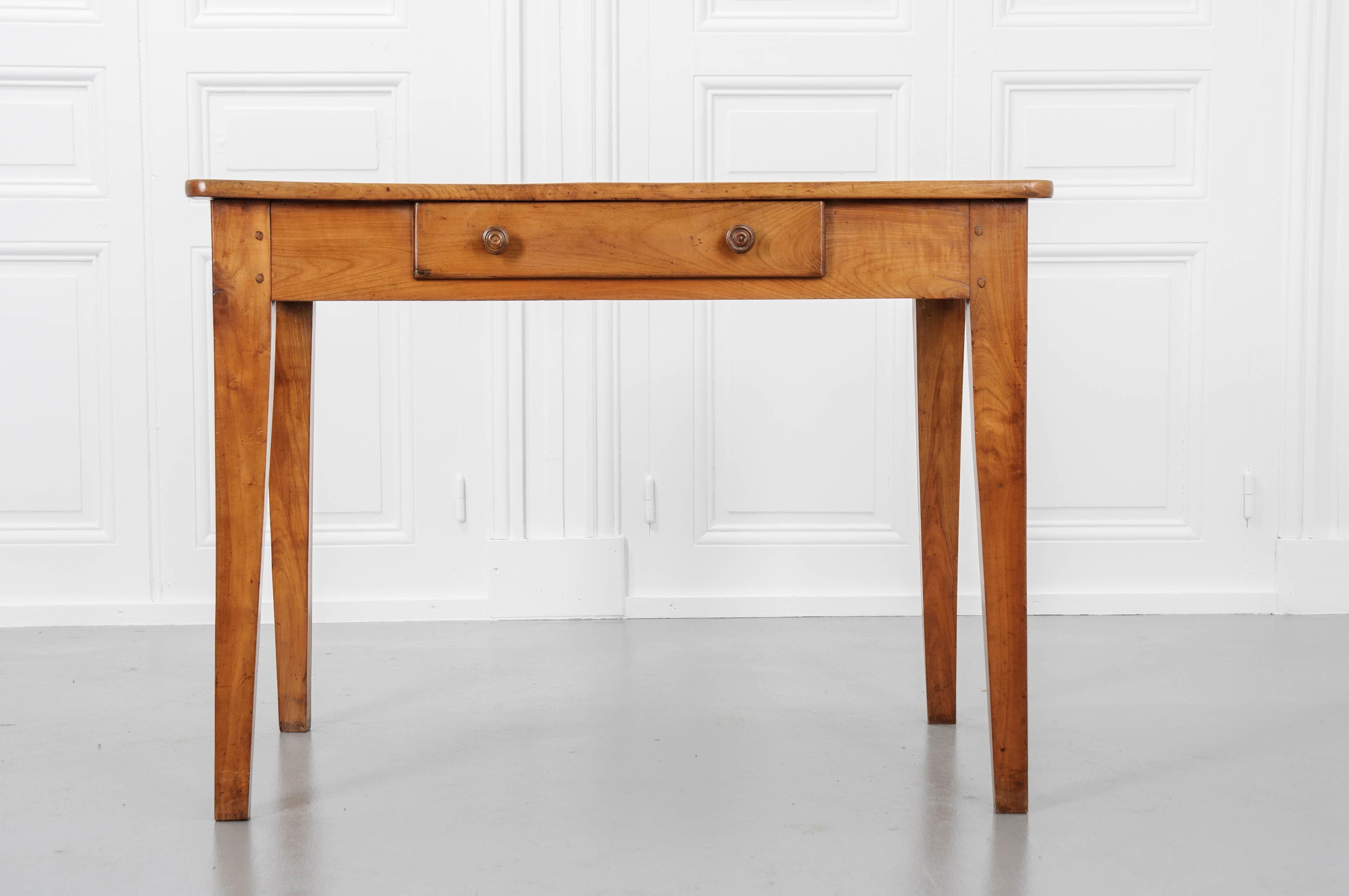 French 19th Century Fruitwood Desk Writing Table 1