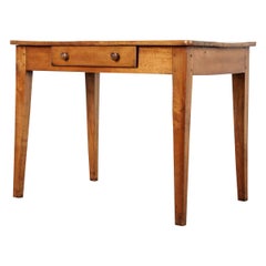 Antique French 19th Century Fruitwood Desk Writing Table