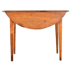French 19th Century Fruitwood Dropleaf Table
