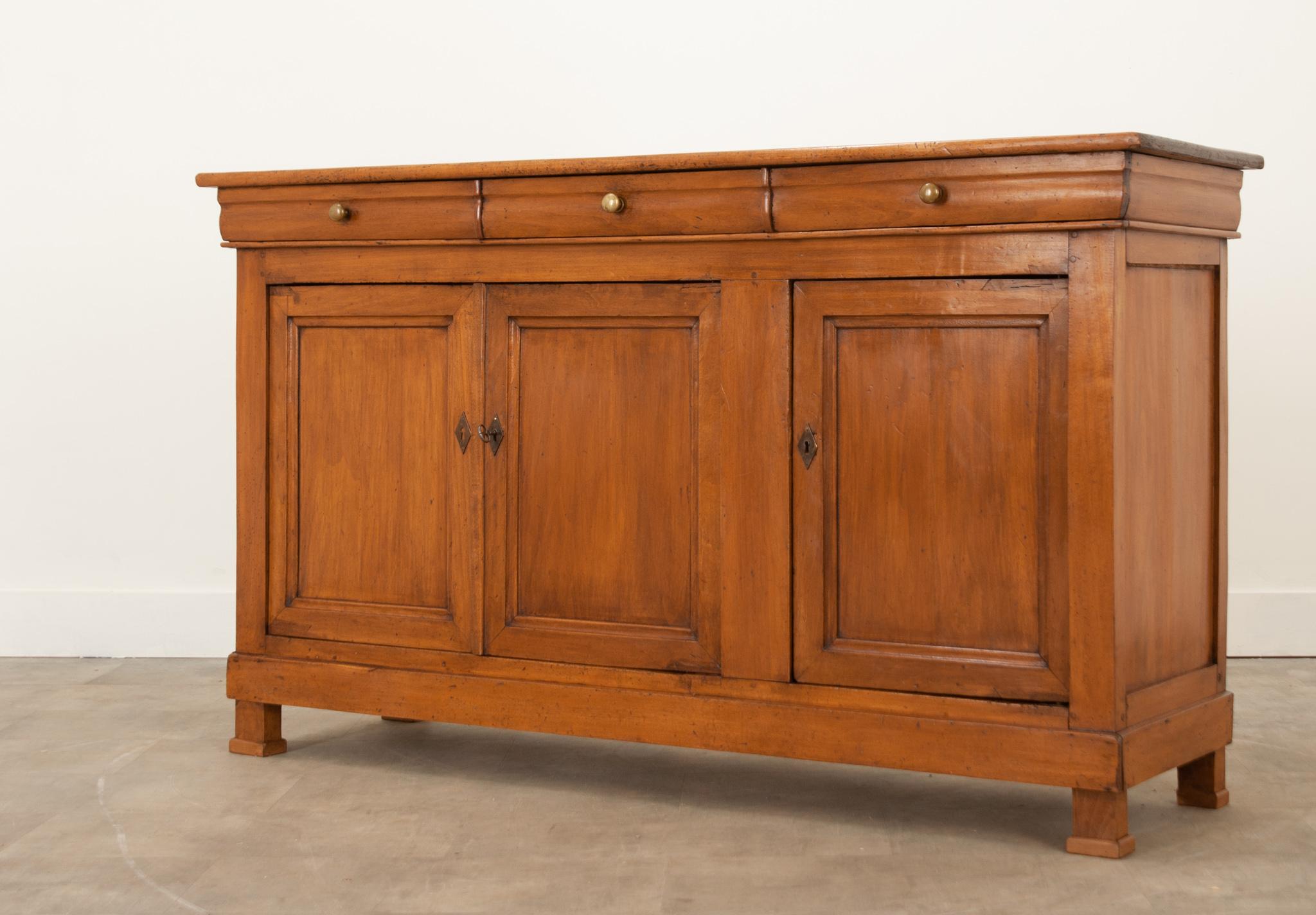 French 19th Century Fruitwood Enfilade 3