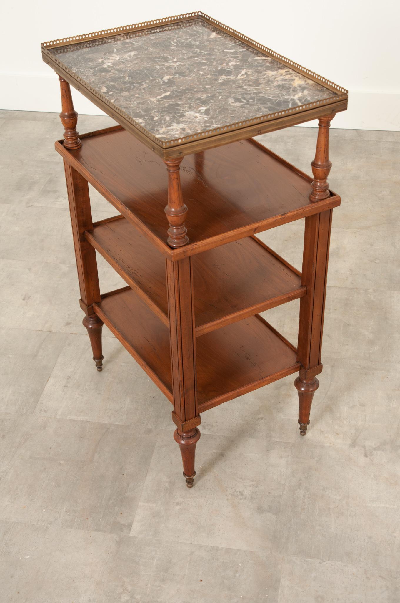 French 19th Century Fruitwood Etagere 6