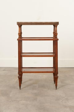 French 19th Century Fruitwood Etagere