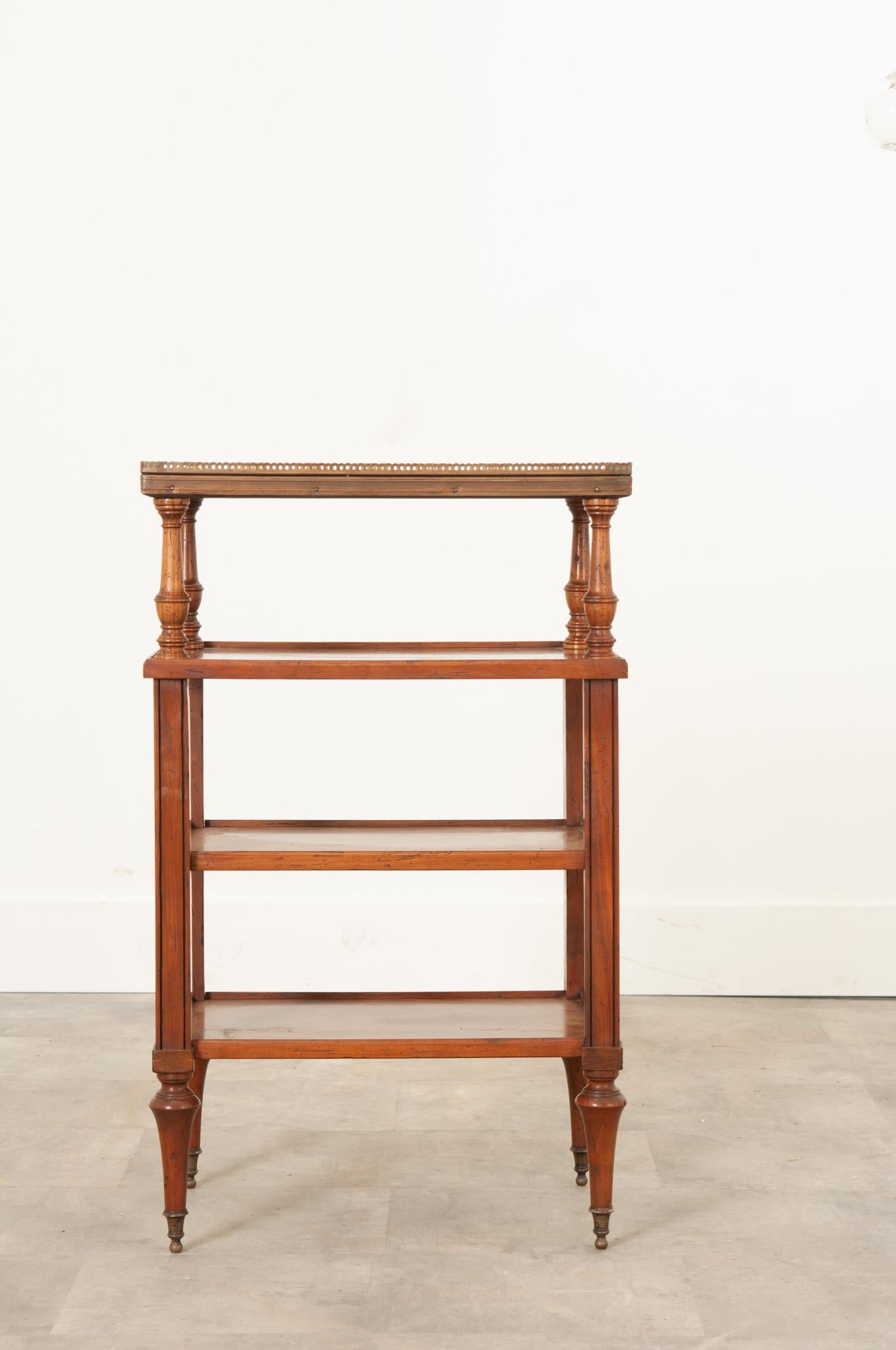 Other French 19th Century Fruitwood Etagere
