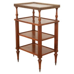 French 19th Century Fruitwood Etagere