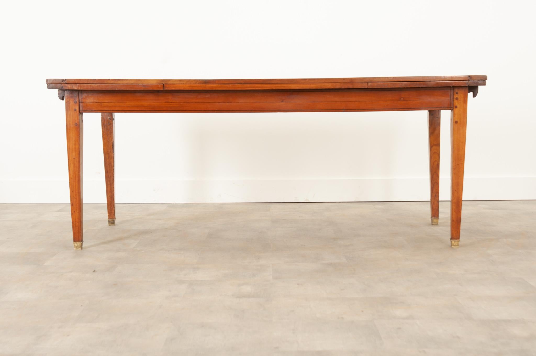 French 19th Century Fruitwood Extending Table 6