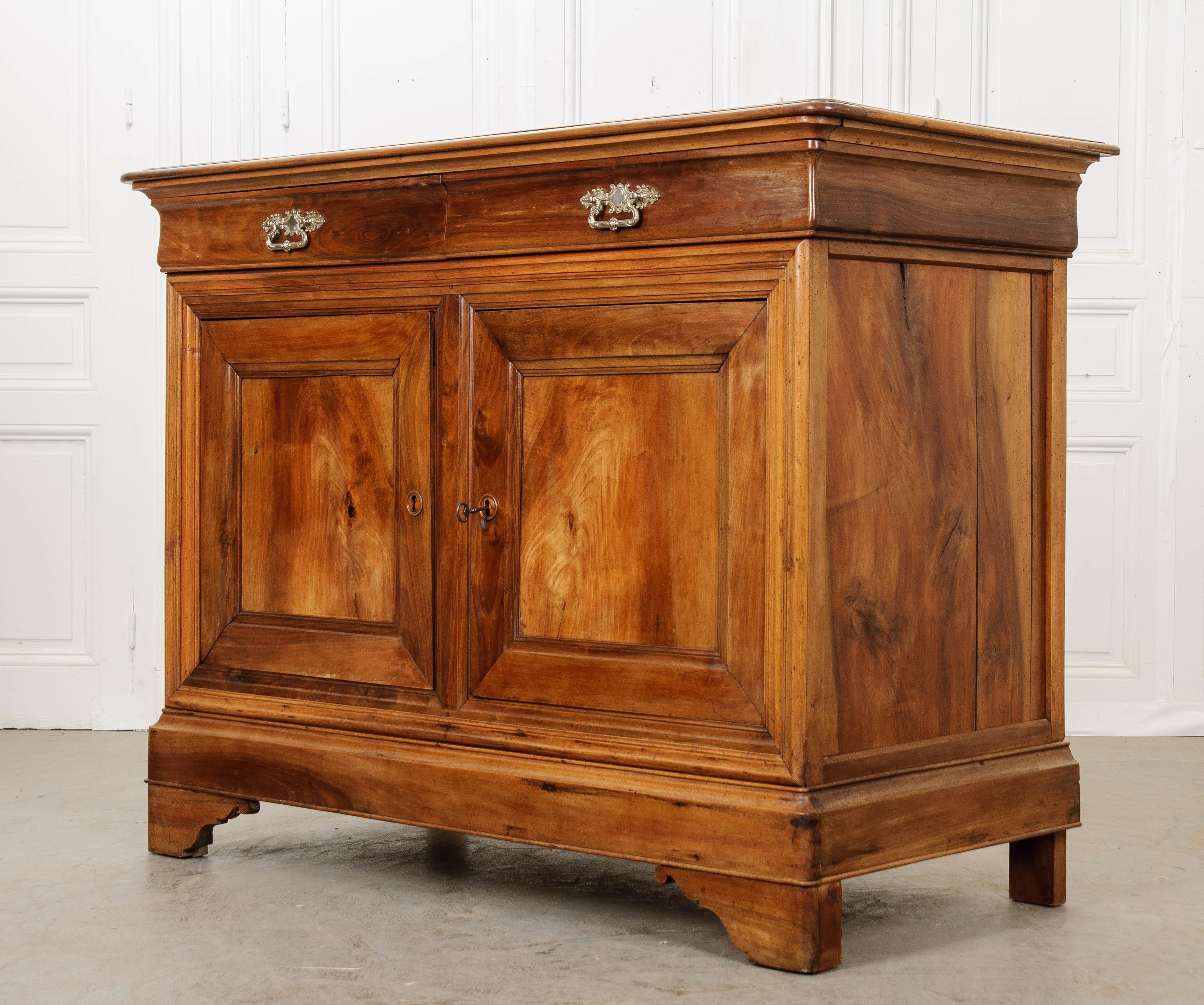 French 19th Century Fruitwood Louis Philippe Style Buffet 3