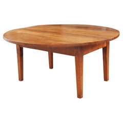 Antique French 19th Century Fruitwood Low Table