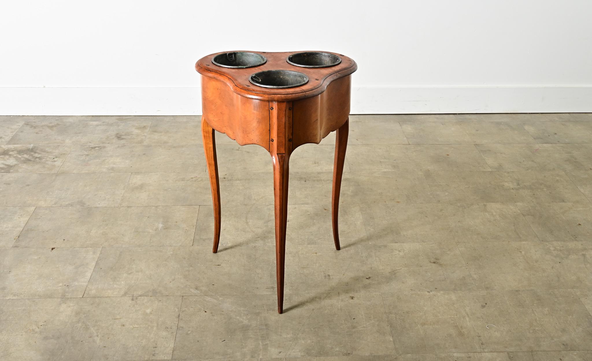 French 19th Century Fruitwood Rafraichissoir In Good Condition For Sale In Baton Rouge, LA