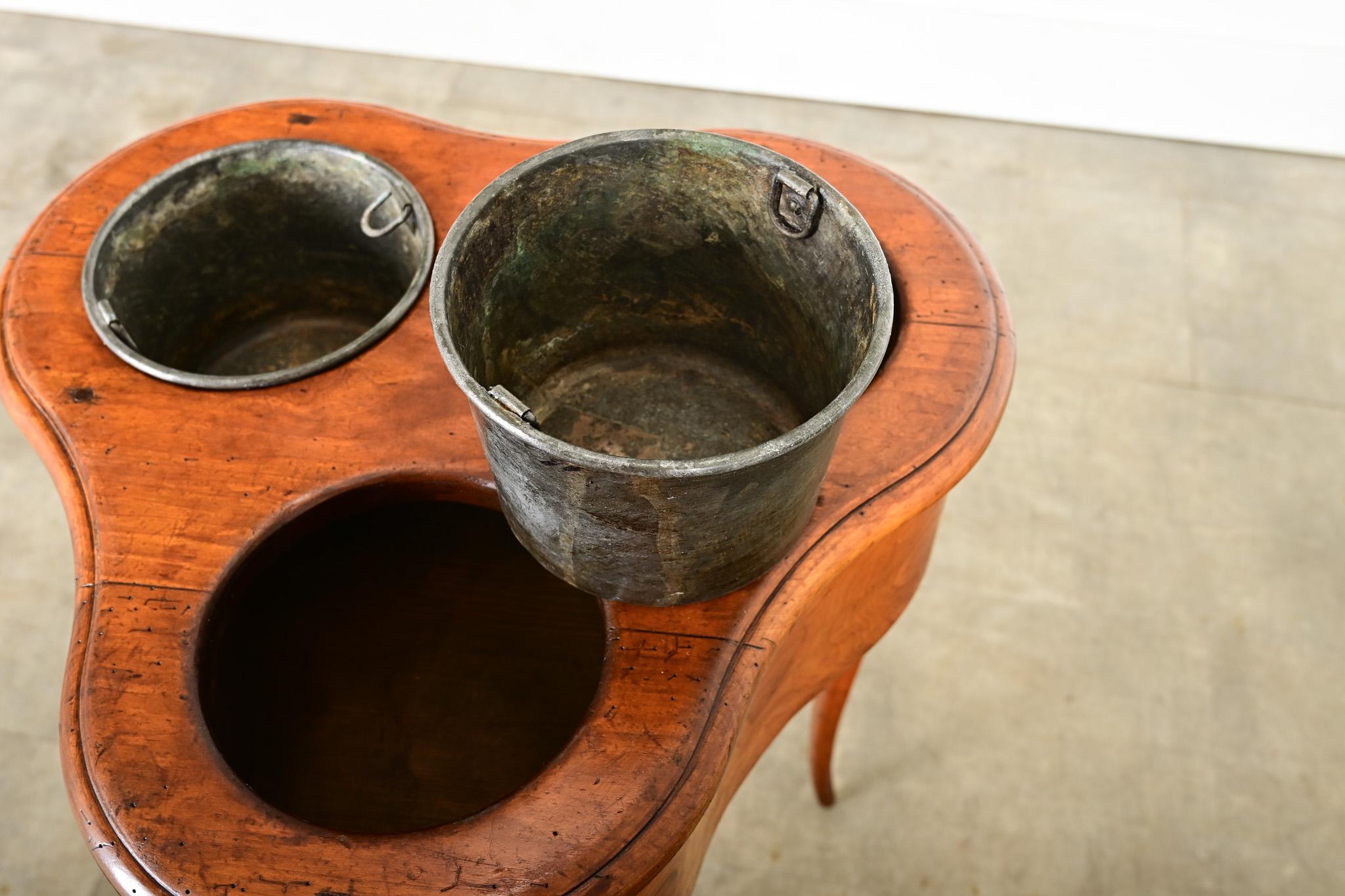 French 19th Century Fruitwood Rafraichissoir For Sale 1