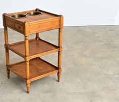 French 19th Century Fruitwood Rafraichissoir Table