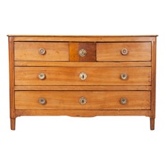 French 19th Century Fruitwood Transitional Commode