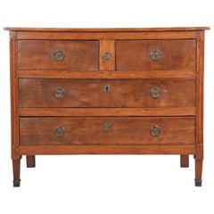 French 19th Century Fruitwood Transitional Directoire Commode