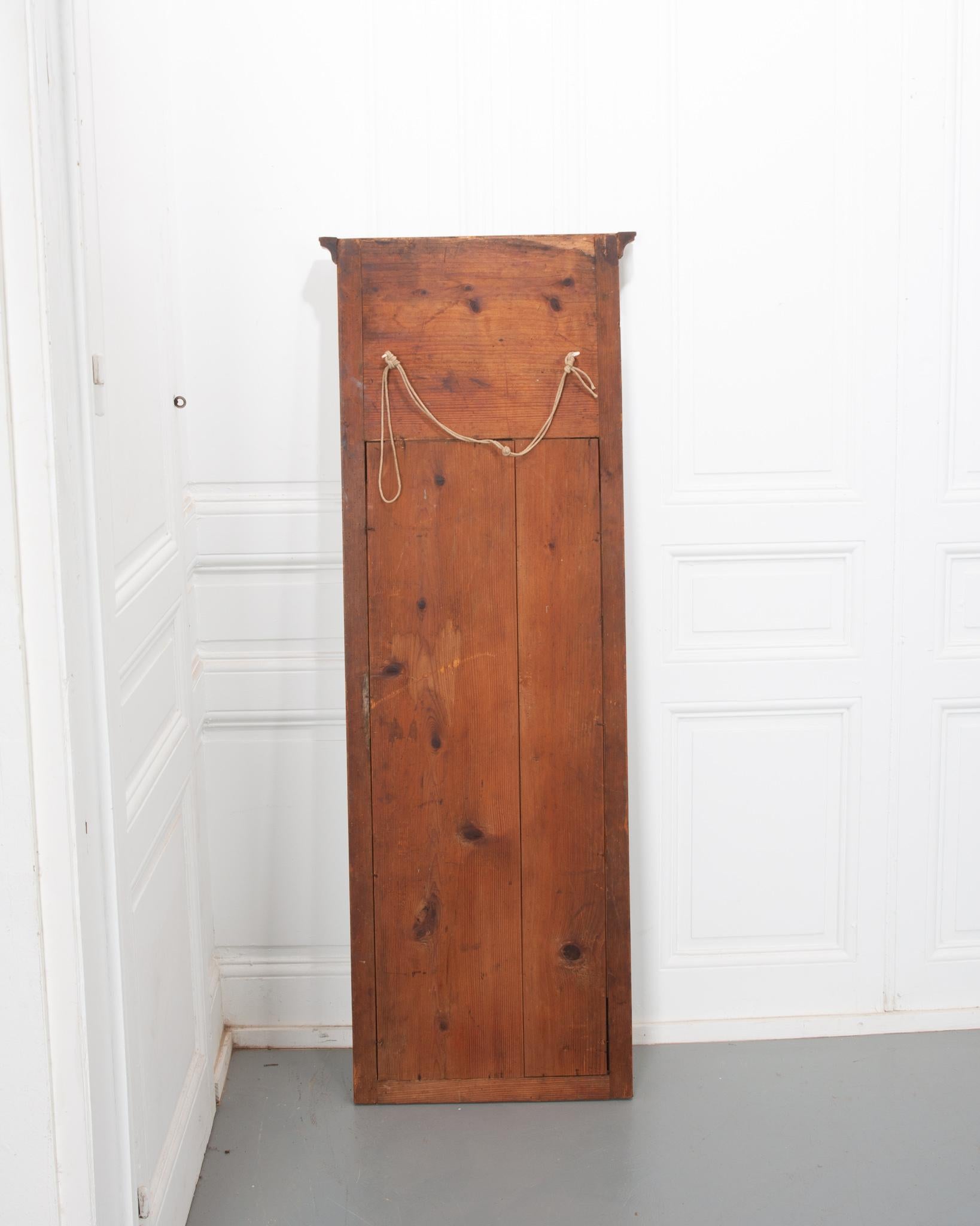 French 19th Century Fruitwood Trumeau For Sale 1