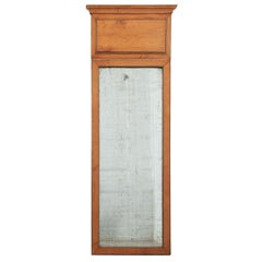 Trumeau francese del 19° secolo in legno di frutto
