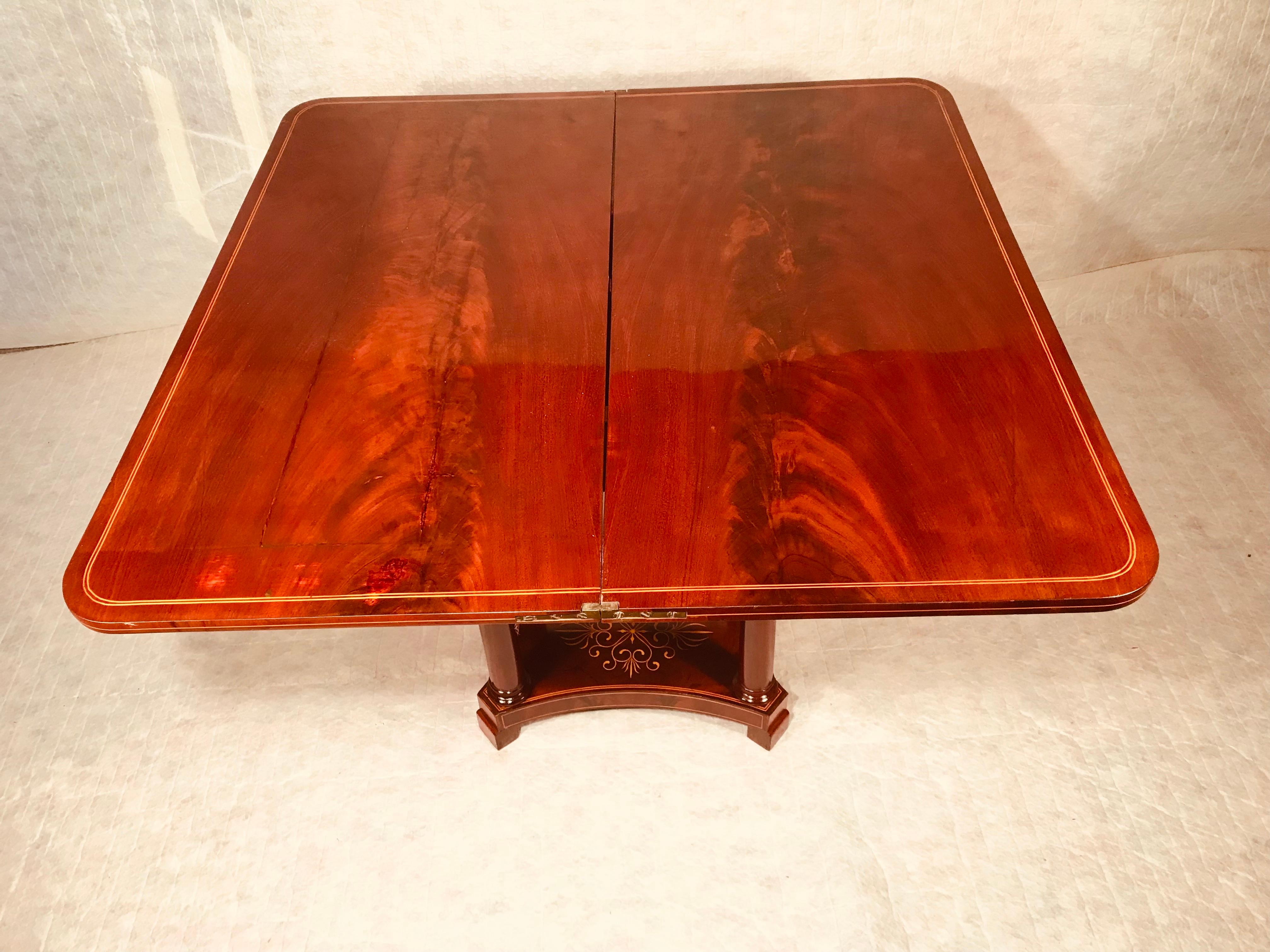 French 19th century Game Table, Restoration Period 1830-40 For Sale 1