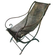 Antique French 19th Century Garden Chair