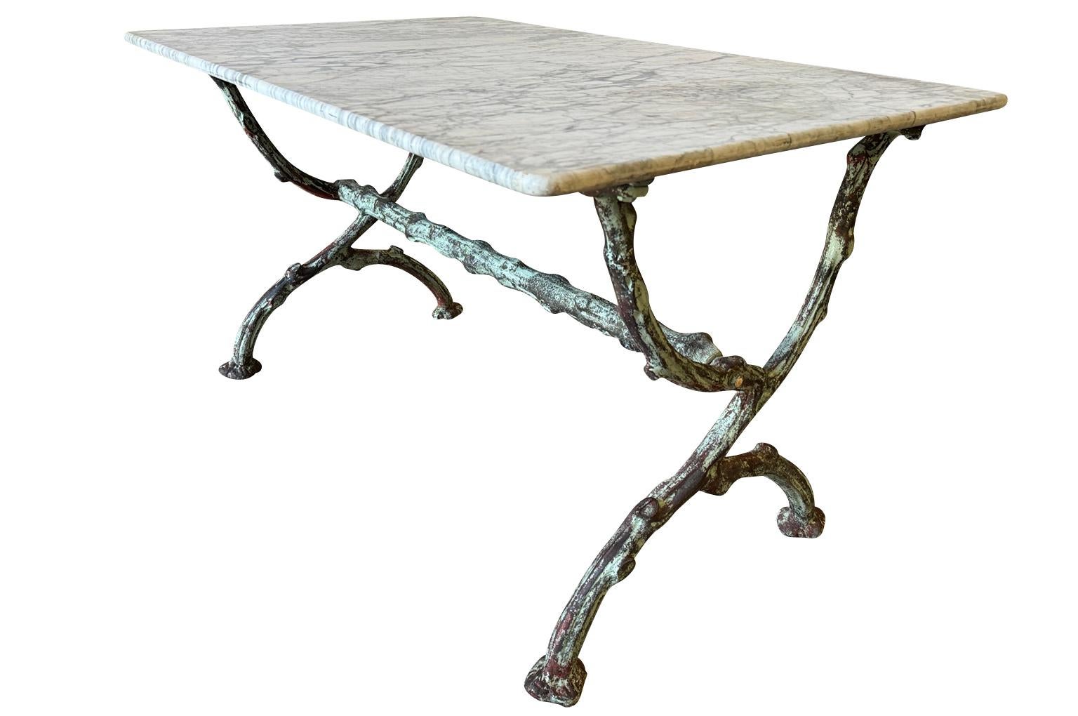 French 19th Century Garden Console In Good Condition For Sale In Round Top, TX