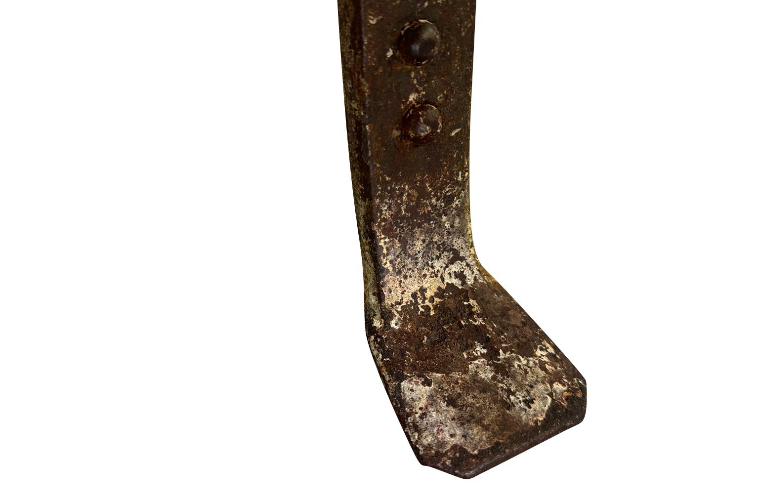 French 19th Century Garden Console Table For Sale 8
