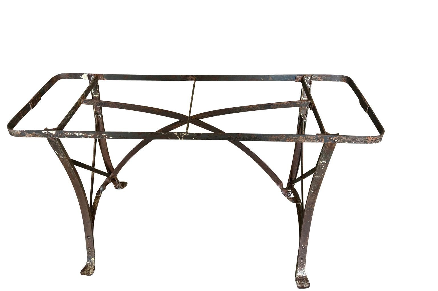 French 19th Century Garden Console Table For Sale 3