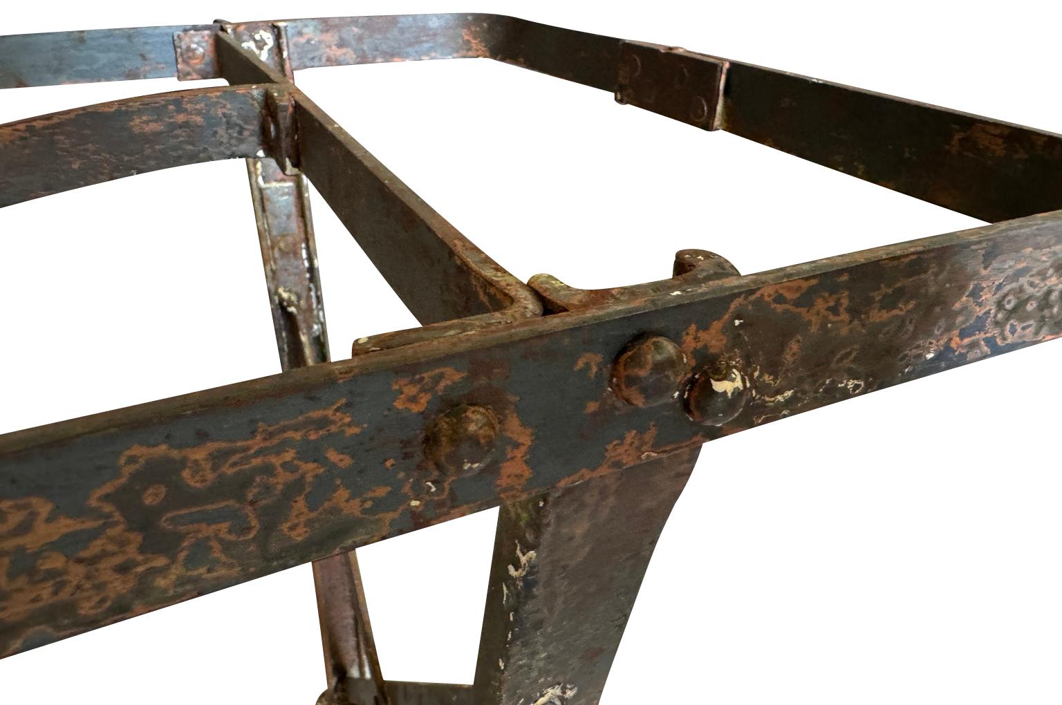 French 19th Century Garden Console Table For Sale 4