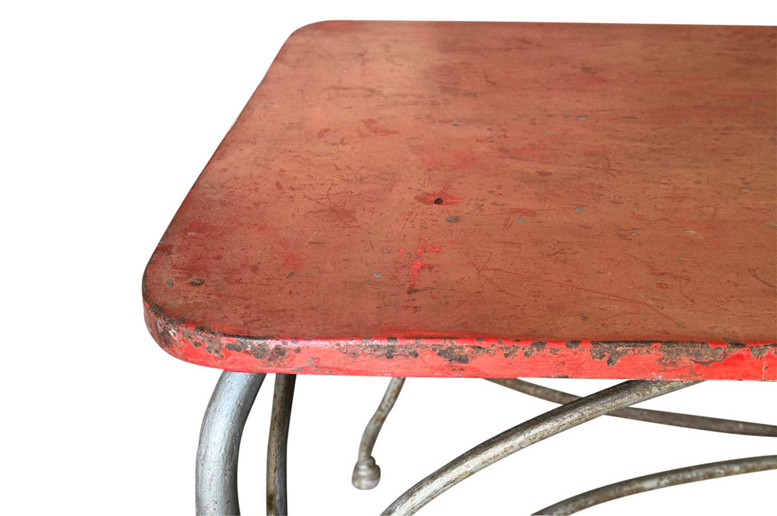 Table de salle à manger de jardin française du 19e siècle en vente 4