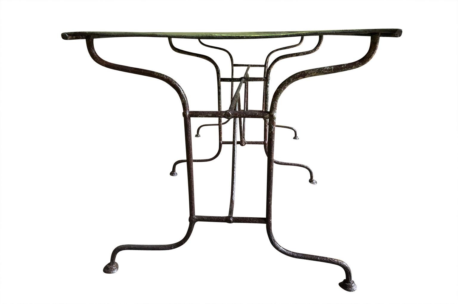 XIXe siècle Table de salle à manger de jardin française du 19e siècle en vente