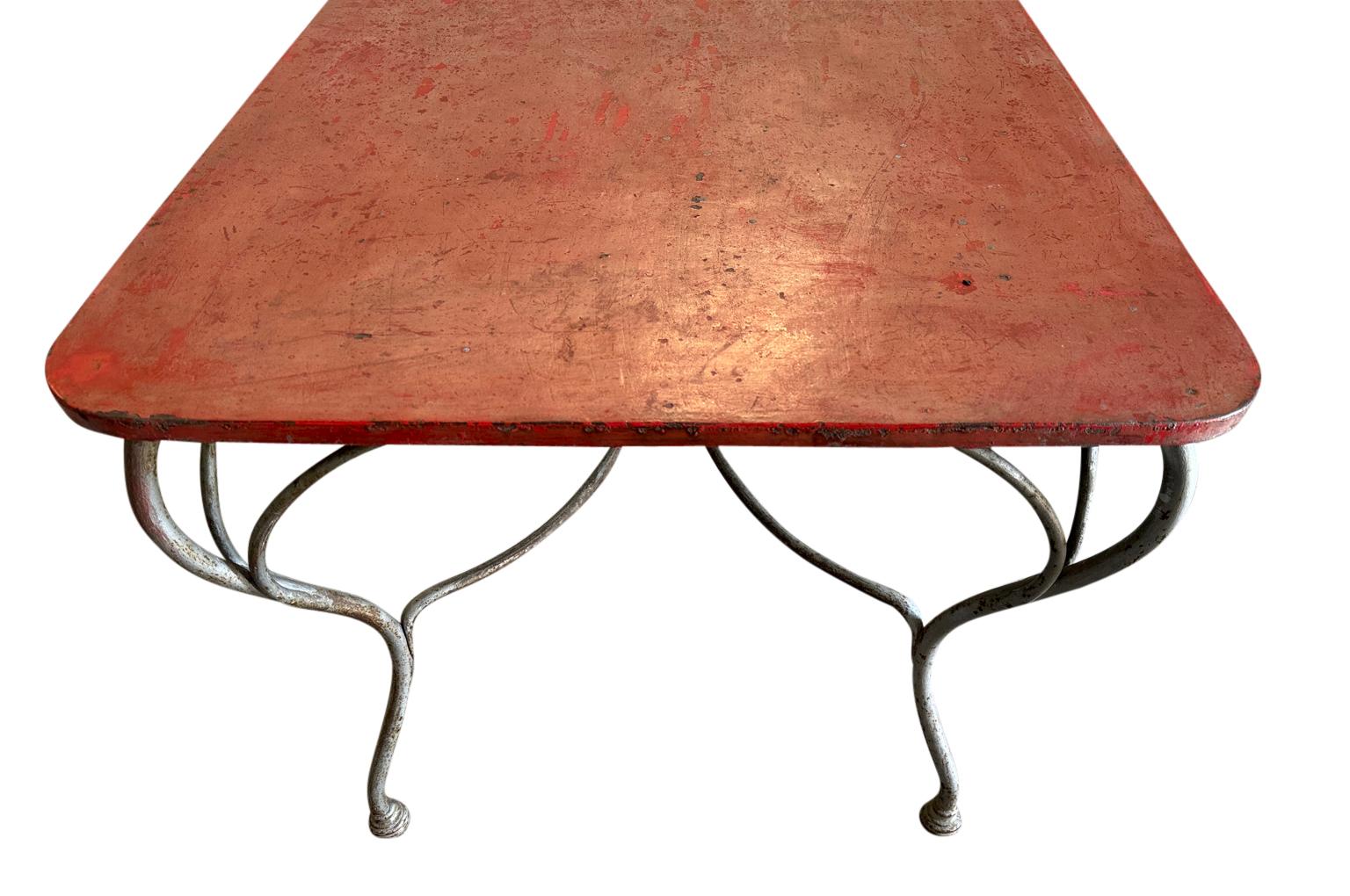 XIXe siècle Table de salle à manger de jardin française du 19e siècle en vente