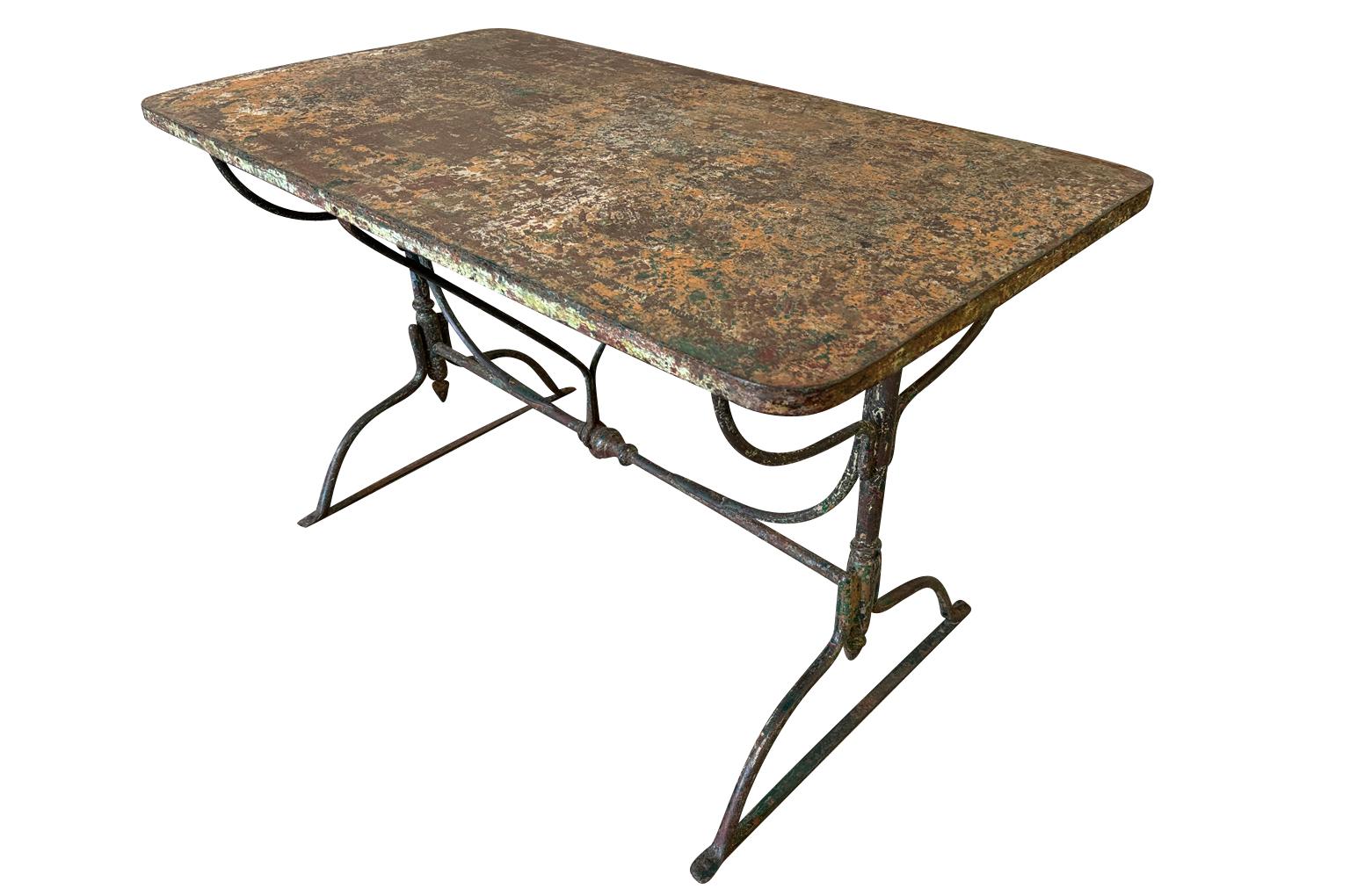 Mesa de jardín francesa del siglo XIX Francés en venta