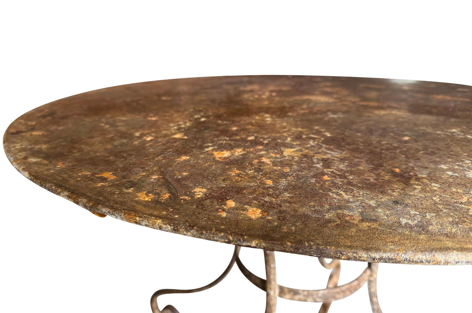 French 19th Century Garden Table 1
