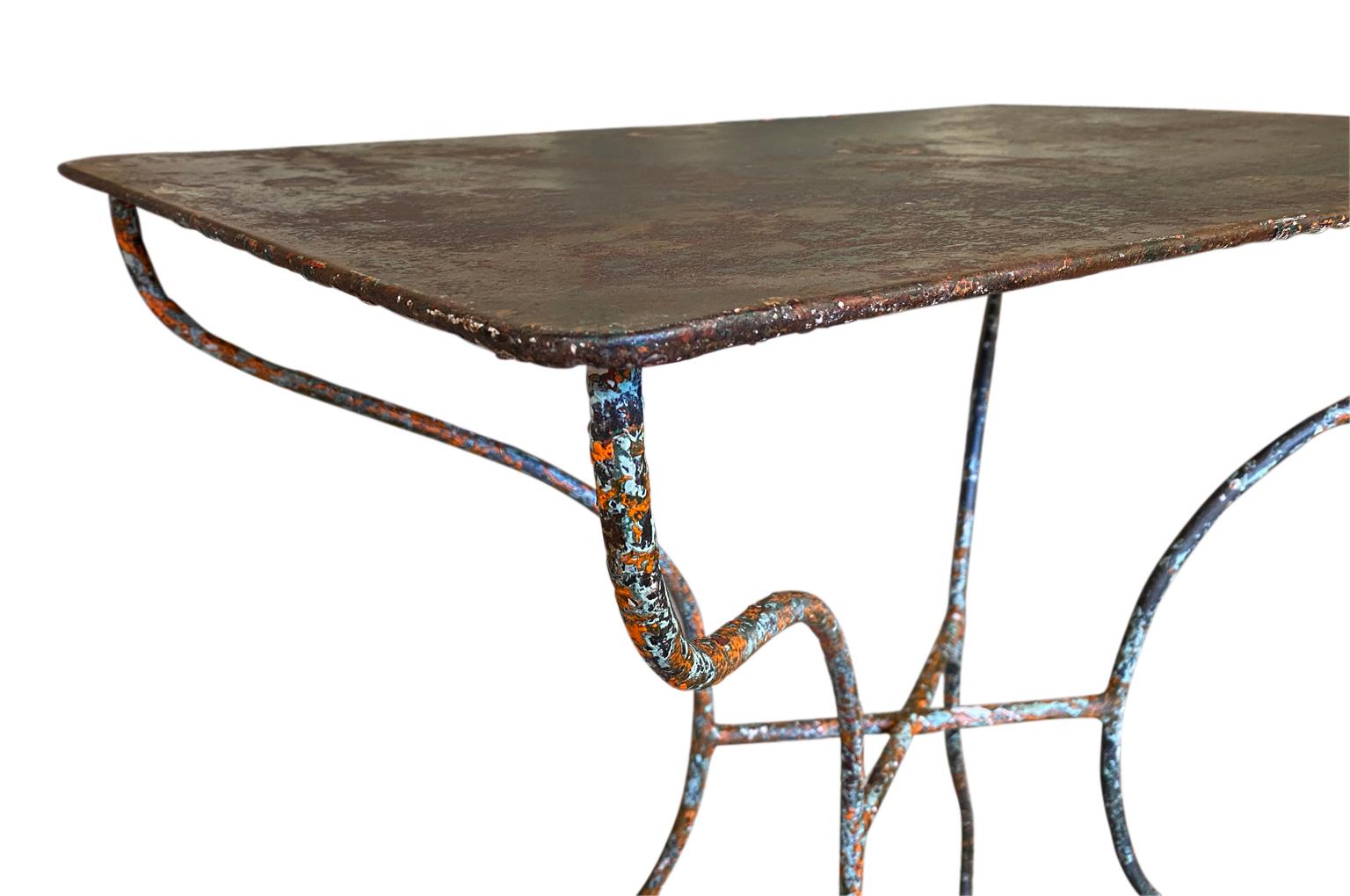 French 19th Century Garden Table 1