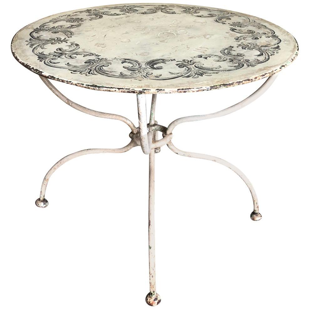 French 19th Century Garden Table
