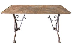 French 19th Century Garden Table from Arras