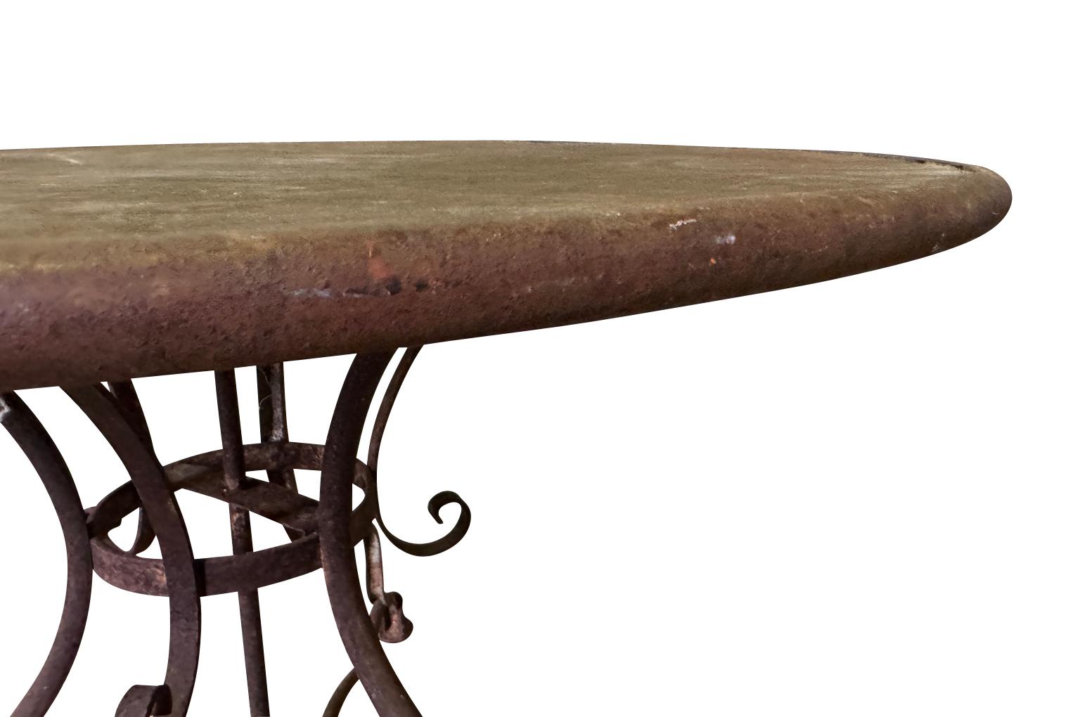 French 19th Century Garden Table From Arras (Französisch) im Angebot