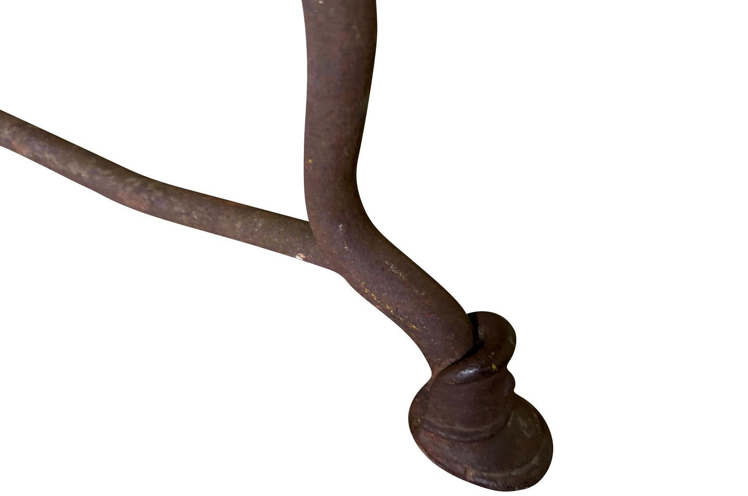 French 19th Century Garden Table From Arras im Zustand „Gut“ im Angebot in Round Top, TX