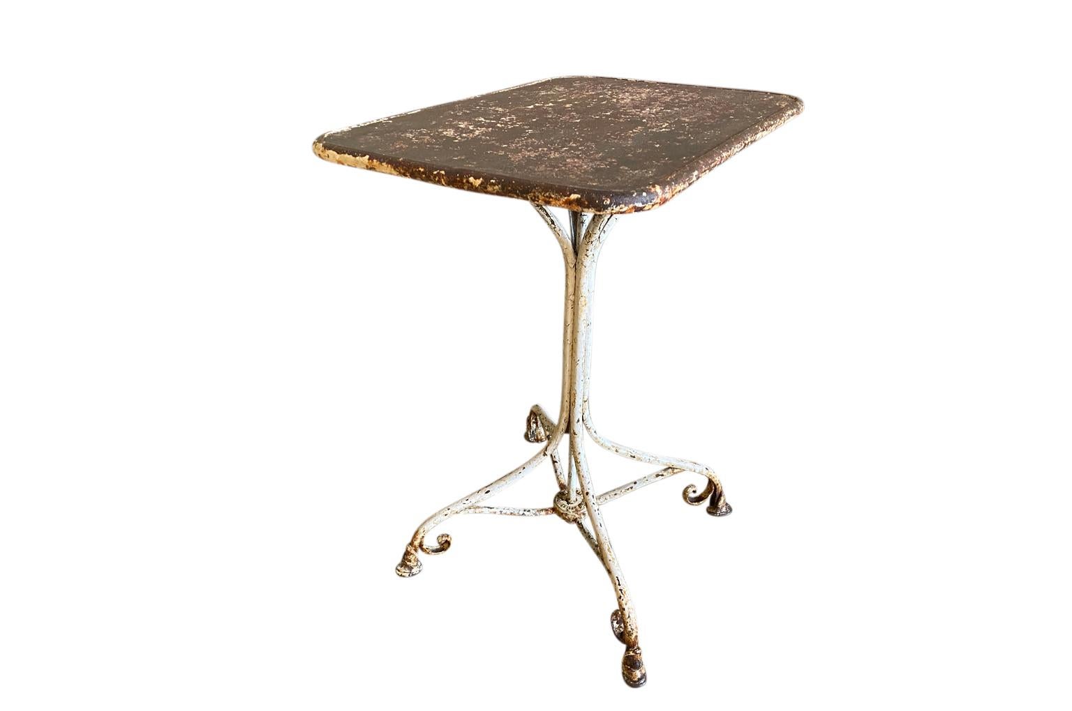 Iron French 19th Century Garden Table From Arras