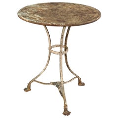 French 19th Century Garden Table from Arras