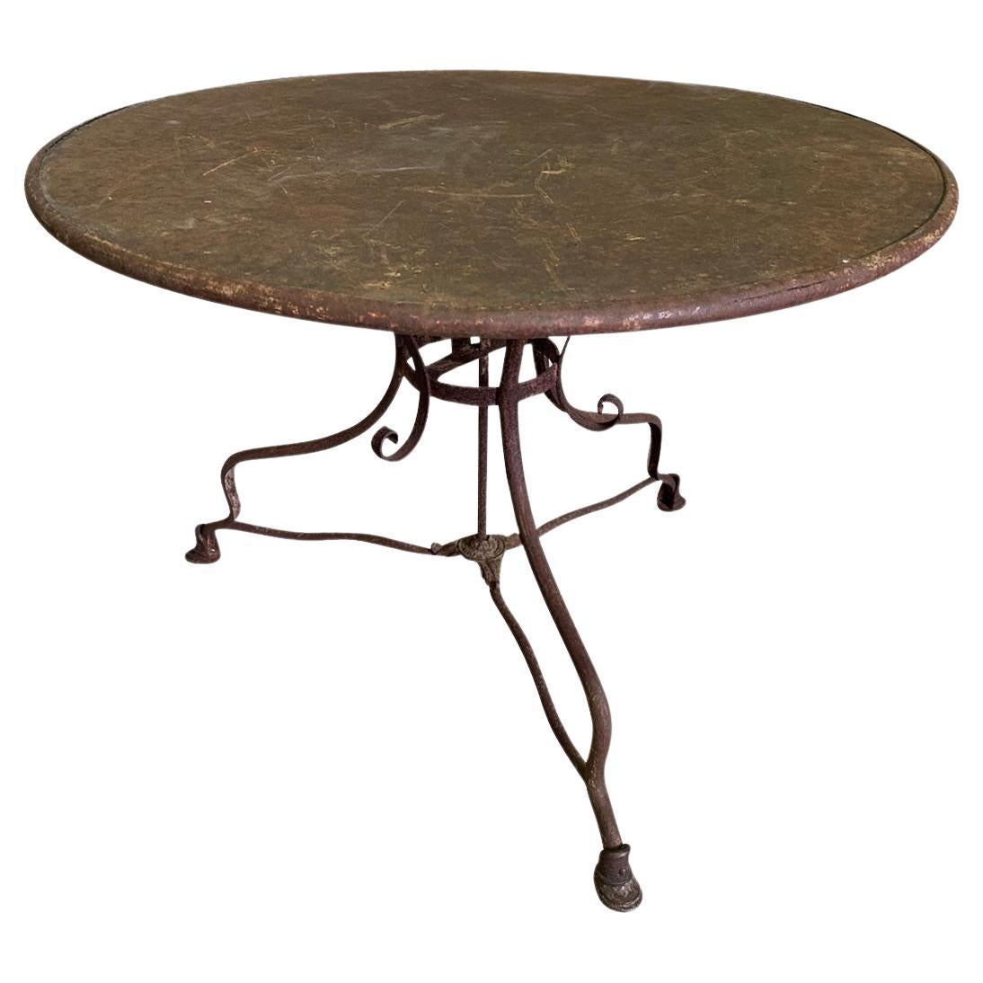 French 19th Century Garden Table From Arras im Angebot