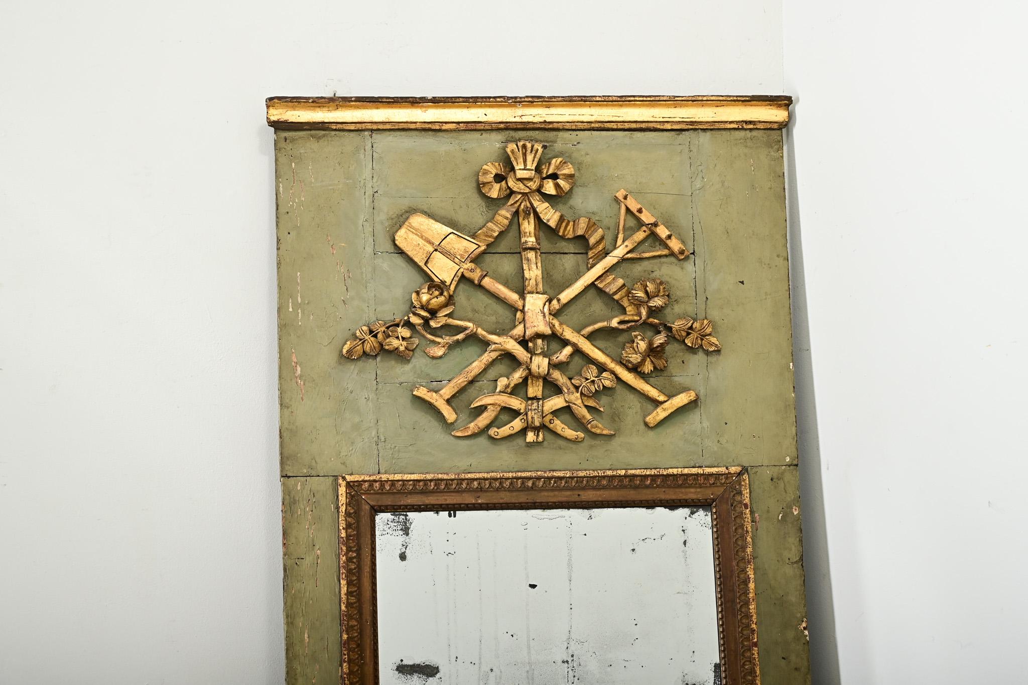Autre Miroir Trumeau de jardinier français du 19ème siècle en vente