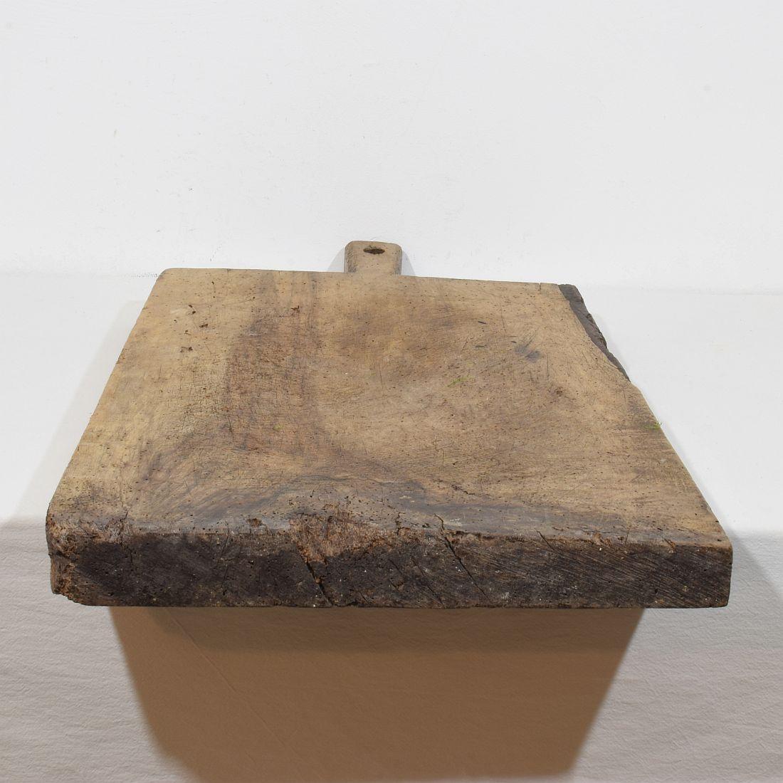 Französisches 19. Jahrhundert, riesiges hölzernes Schneidebrett im Angebot 4