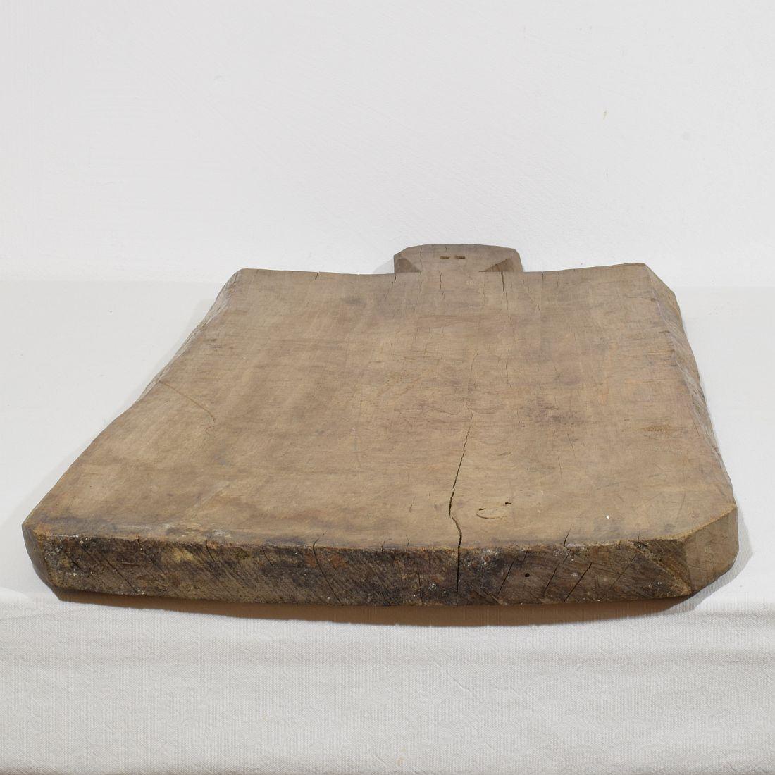 French 19th Century, Giant Wooden Chopping or Cutting Board For Sale 12