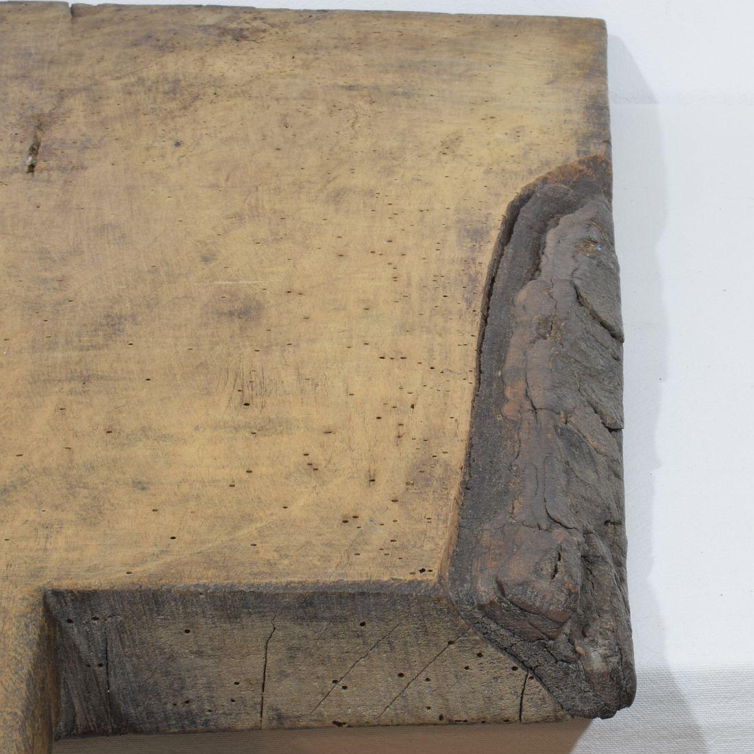 Französisches 19. Jahrhundert, riesiges hölzernes Schneidebrett im Angebot 12