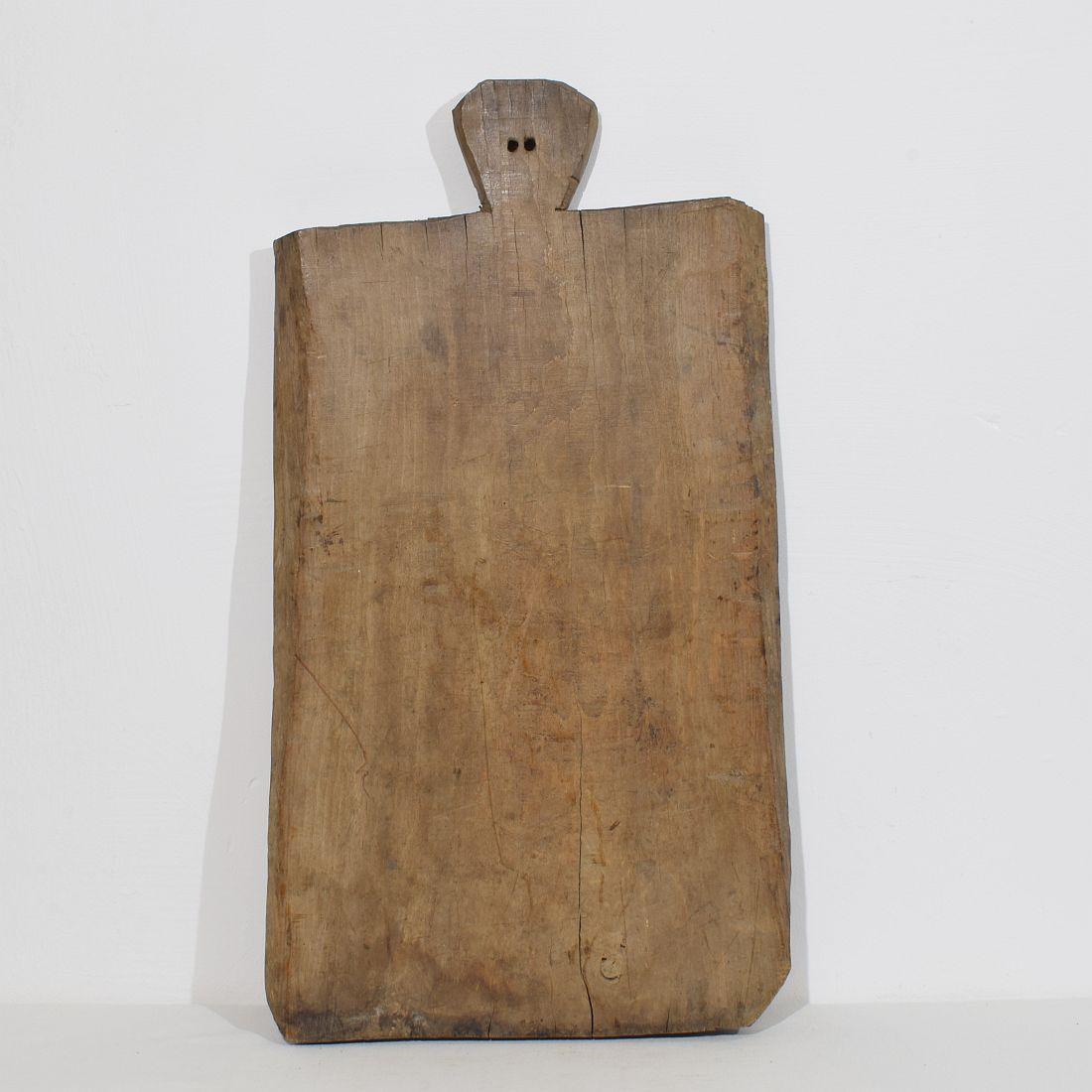 French 19th Century, Giant Wooden Chopping or Cutting Board In Good Condition For Sale In Buisson, FR