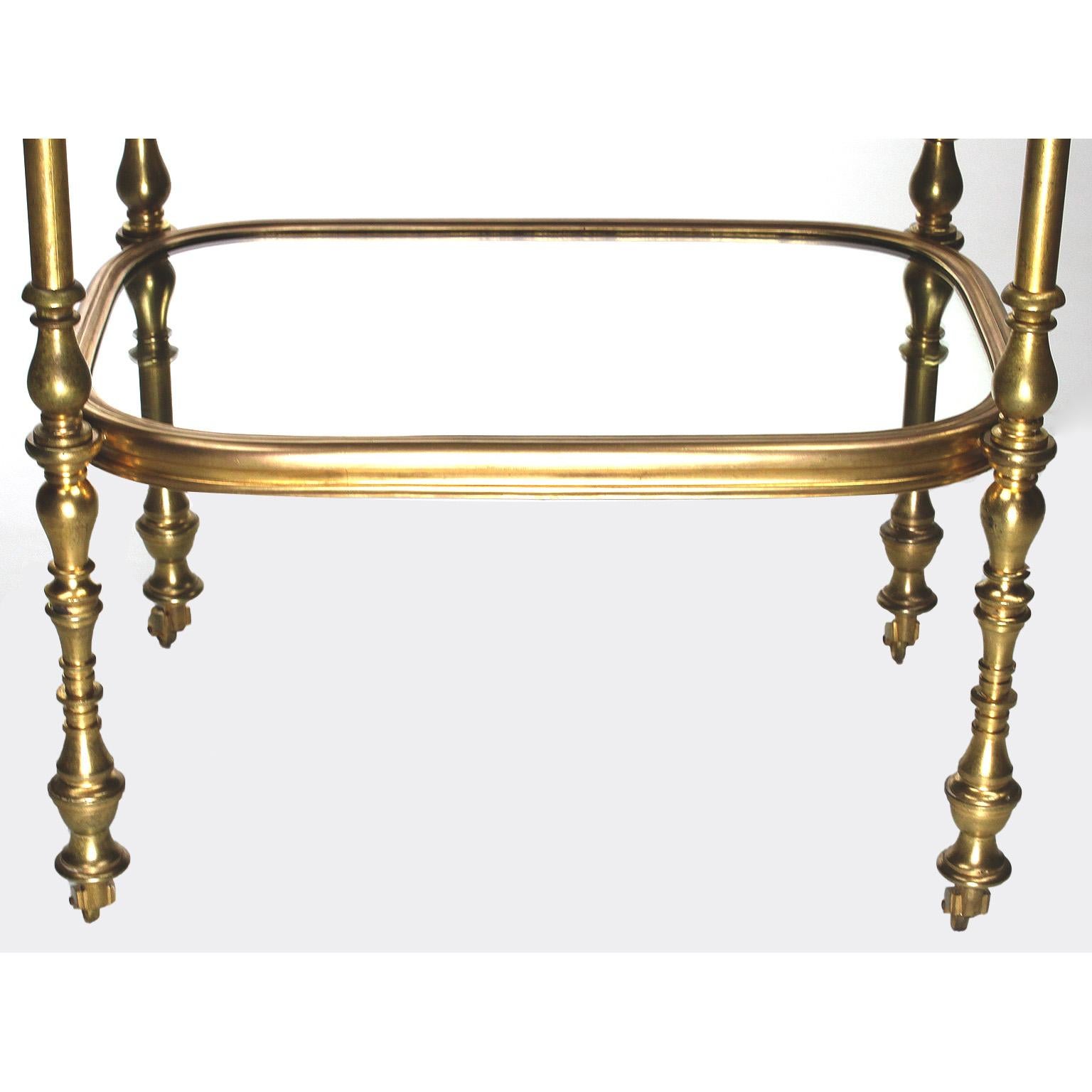 French 19th Century Gilt-Bronze and Pietra Dura Vanity Stand, Attr. Tahan, Paris For Sale 14