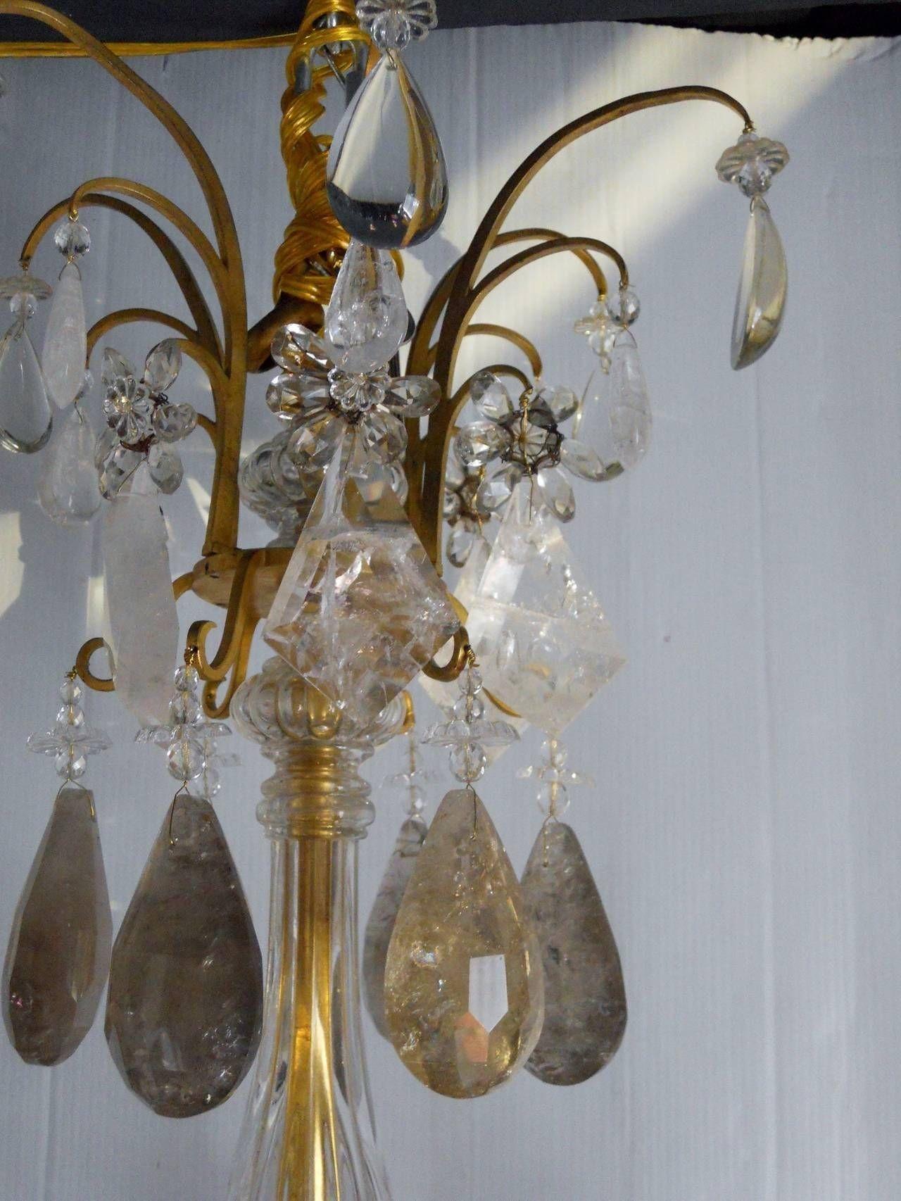 Late 19th Century French 19th Century Gilt Bronze Chandelier For Sale