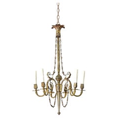 French 19th Century Gilt Bronze Chandelier