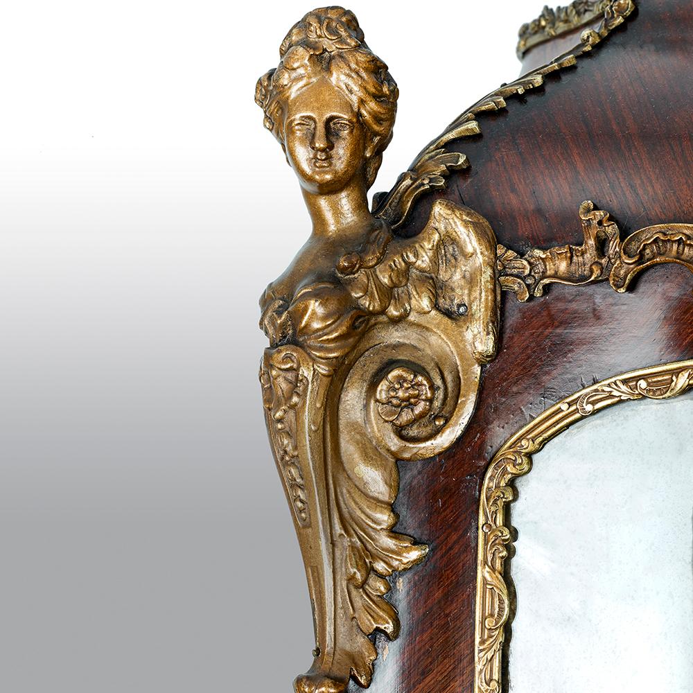 French 19th Century Gilt Bronze Vernis Martin Vitrine Cabinet 8